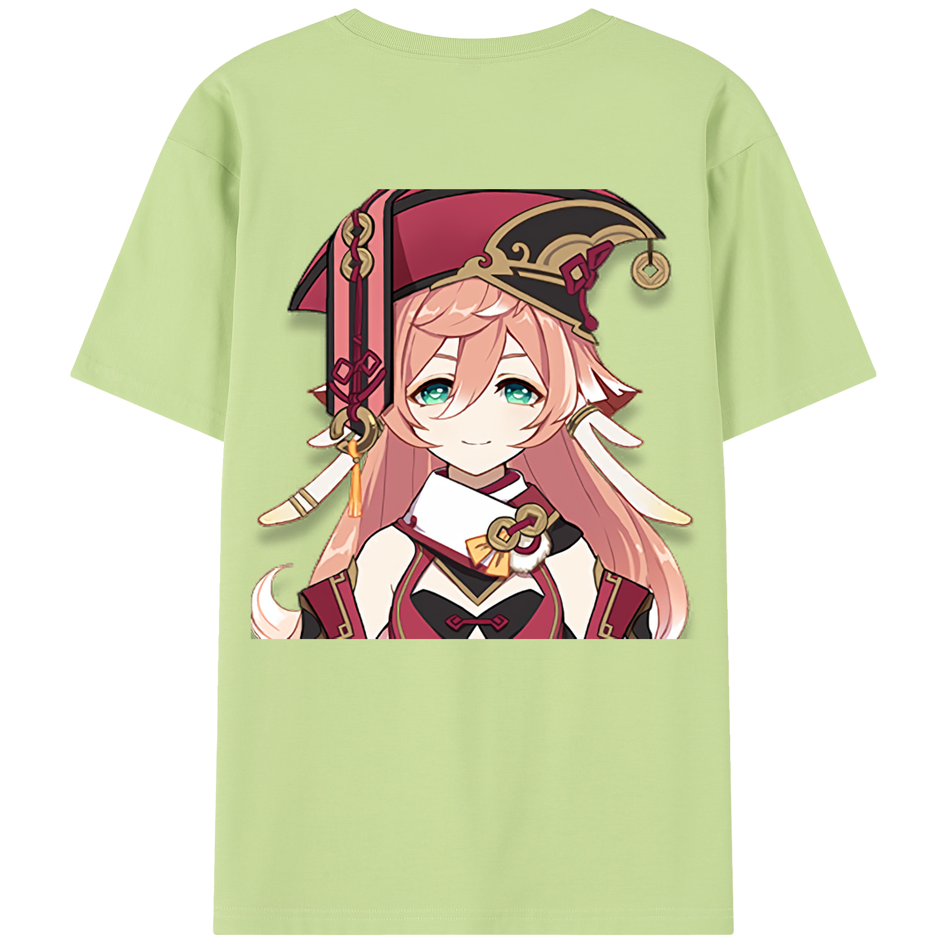 げんし神 ヤンフェイ genshin Yanfei 綿100％半袖Tシャツ（背面プリント）